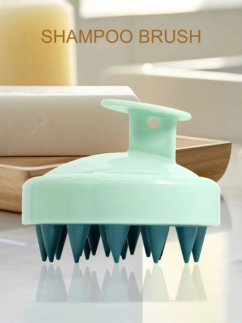 Silicone Shampoo Scalp Hair Massager Head Body Scalp Massage Brush