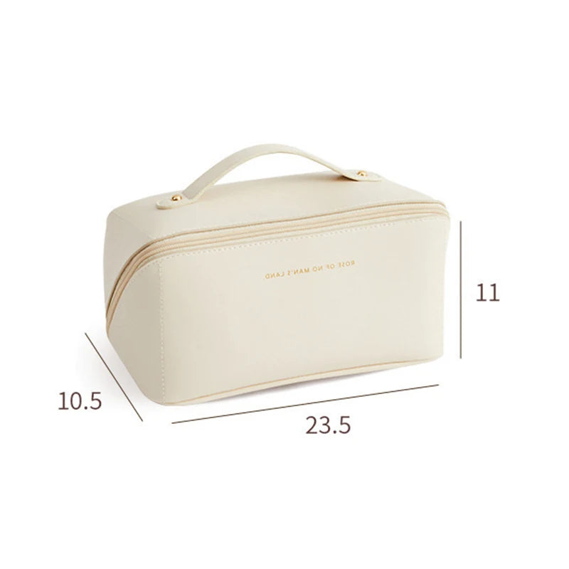 Cosmetic Bag PU Leather Large-capacity Travel Cosmetics Storage Bags